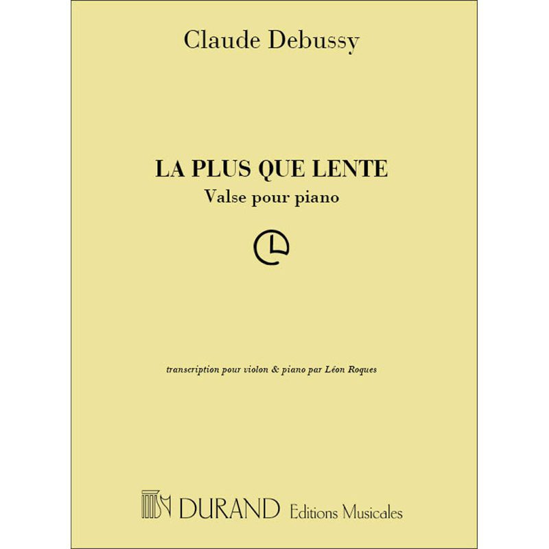 C. Debussy - La Plus Que Lente - Piano and Violin
