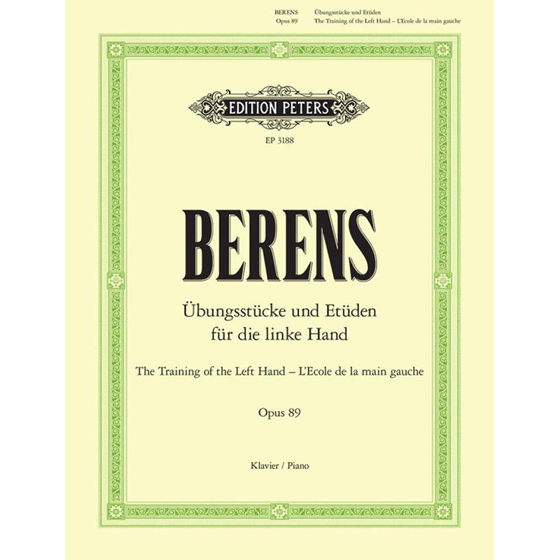Berens - The Training of the Left Hand - Op. 89 - Piano