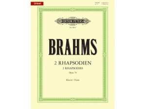 Brahms - 2 Rhapsodies - Op. 79 - Piano