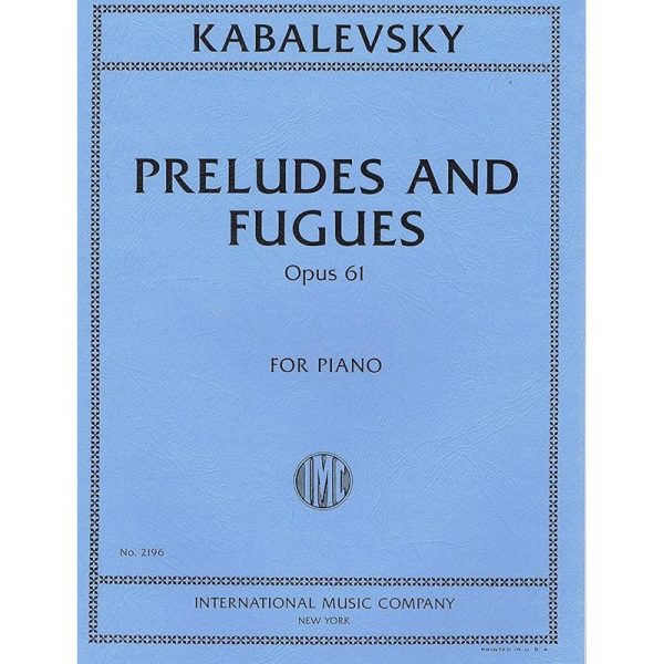 Kabalevsky - 6 Preludes and Fugues for Piano Op. 61