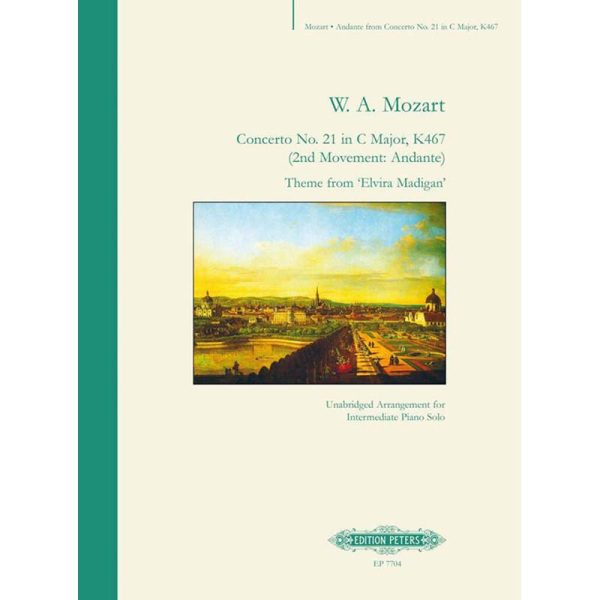 Mozart - Concerto No. 21 in C major, K467 (2nd movement: Andante/Elvira Madigan) for Piano.