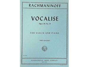 Rachmaninoff - Vocalise Op. 34 No. 14 for Solo Piano.