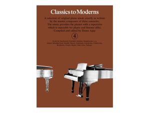 Classics to Moderns Book 4 - Piano