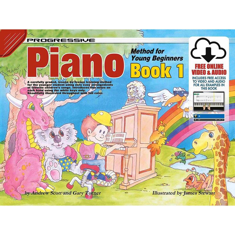 Progressive Piano Method for Young Beginners - Book 1