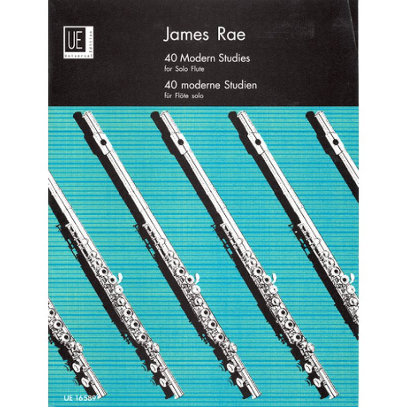 40 Modern Studies for Solo Flute - James Rae