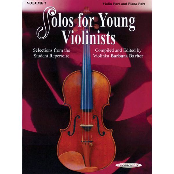 Solos for Young Violinists - Volume 3 - Barbara Baber