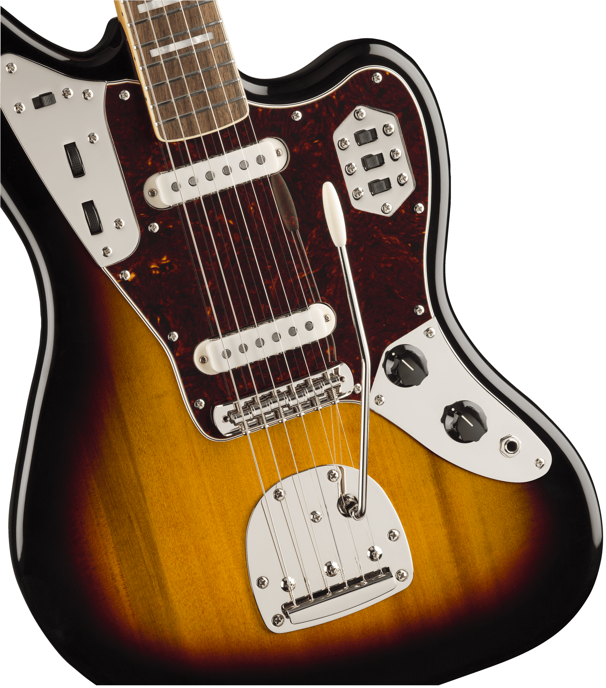 Fender Squier Classic Vibe 70's Jaguar - LRL - 3 Colour Sunburst - Image 4