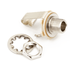 Fender Output Jack/Socket - 1/4 Inch - w/Mounting Hardware