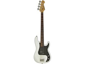 Aria STB-PB/B White With Black Pickguard