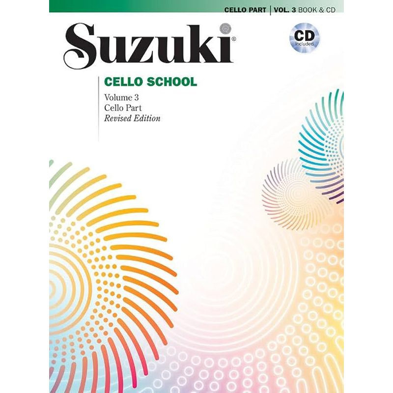 Suzuki Cello School Vol 3 With CD