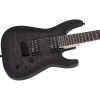 Jackson JS32Q Dinky Arch Top DKA - Transparent Black Burst - Image 6