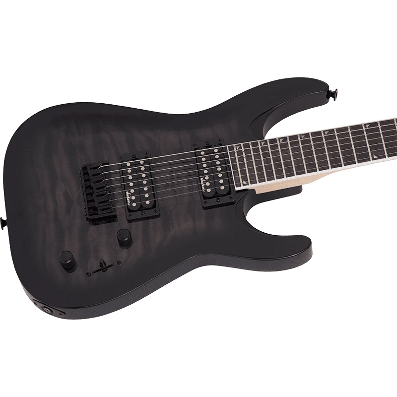 Jackson JS32Q Dinky Arch Top DKA - Transparent Black Burst - Image 6