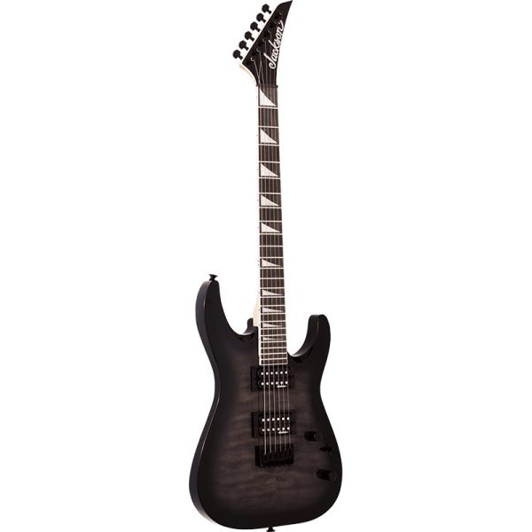 Jackson JS32Q Dinky Arch Top DKA - Transparent Black Burst - Image 4