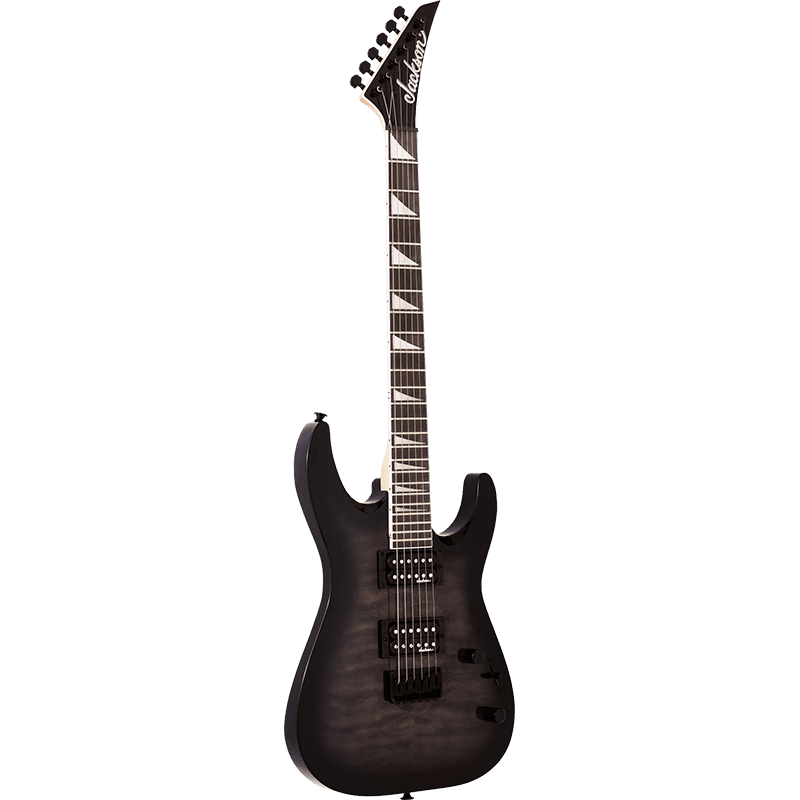 Jackson JS32Q Dinky Arch Top DKA - Transparent Black Burst - Image 4