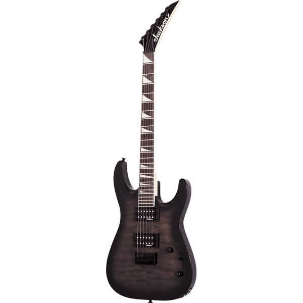 Jackson JS32Q Dinky Arch Top DKA - Transparent Black Burst - Image 3