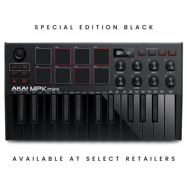Akai MPK Mini MK3 - Ltd Ed Black - Image 2