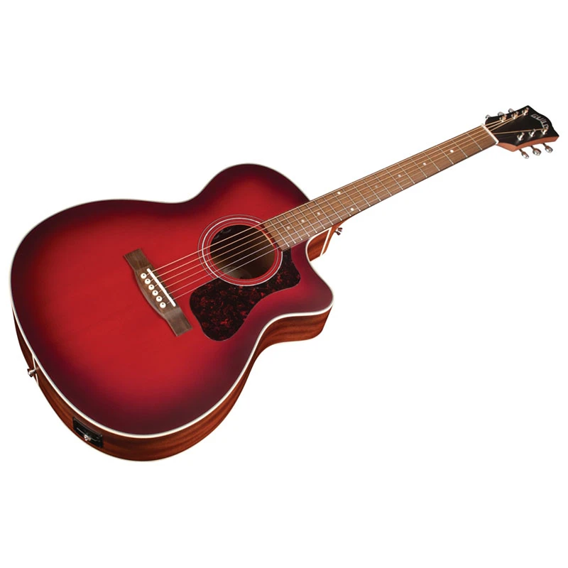 Guild Westerly OM-240CE - Oxblood Burst - Image 3