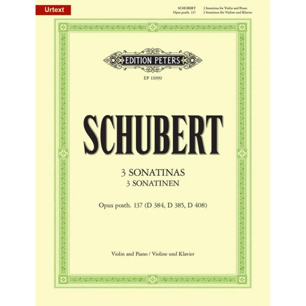 Schubert - 3 Sonatinas for Violin and Piano Op.137