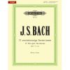 J.S. Bach 15 Two Part Inventions - Piano