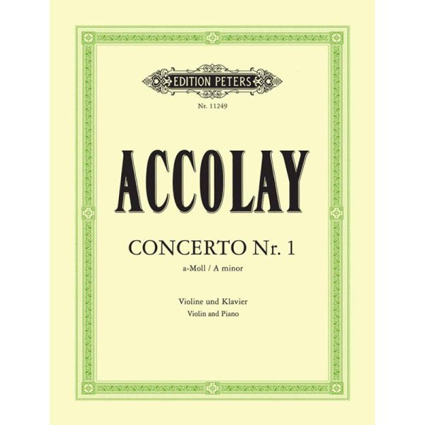 Accolay - Violin Concerto No. 1 in A minor