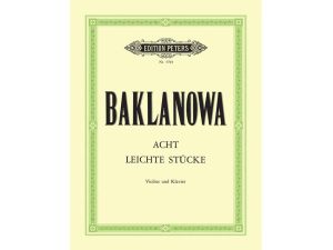 Baklanowa - 8 Easy Pieces for Violin and Piano