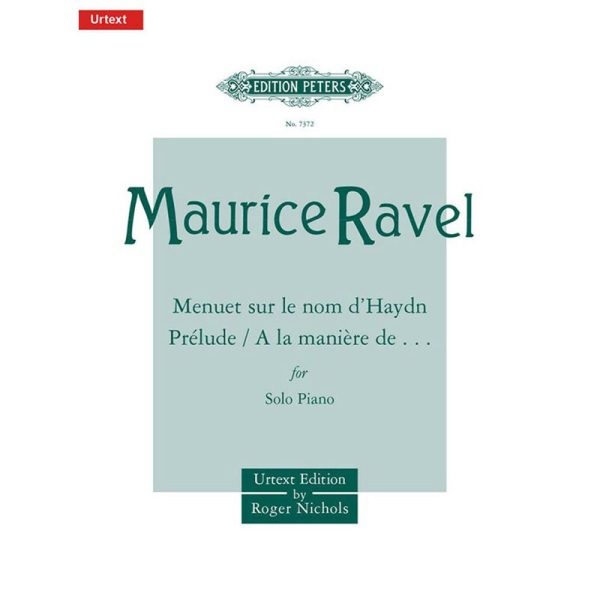 Ravel - Album of Shorter pieces Urtext
