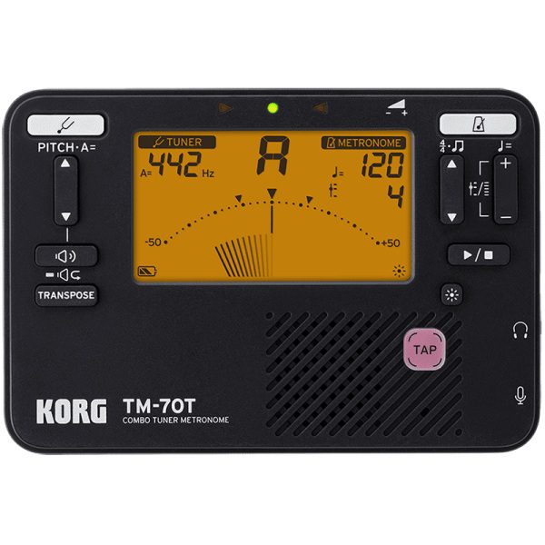 KORG TM-70T Combo Tuner/Metronome - Black