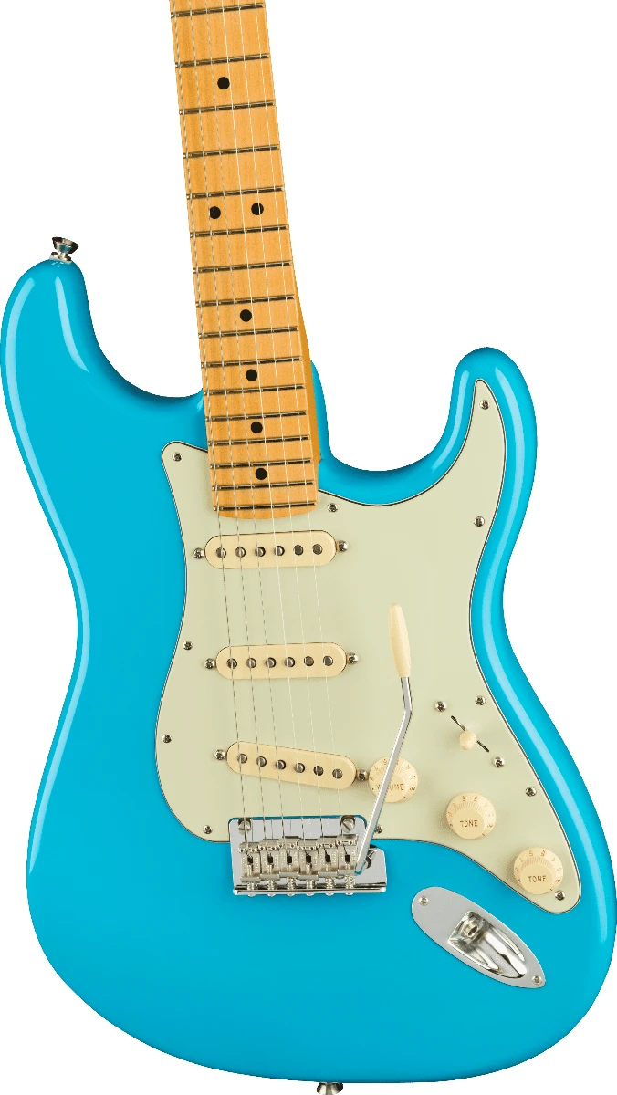Fender American Pro II Stratocaster MN - Miami Blue - Image 3