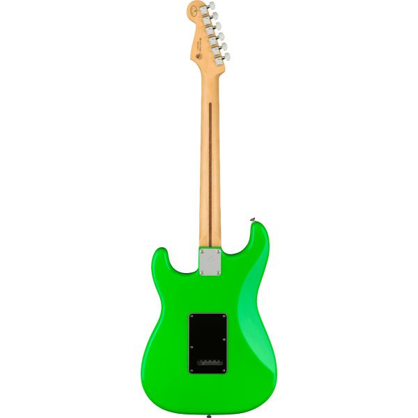 Fender Ltd Ed Player Stratocaster - Ebony Fingerboard - Neon Green - Image 7