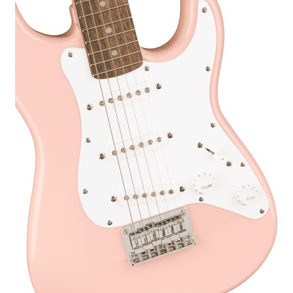 Fender Squier Mini Stratocaster LRL Shell Pink - Image 6