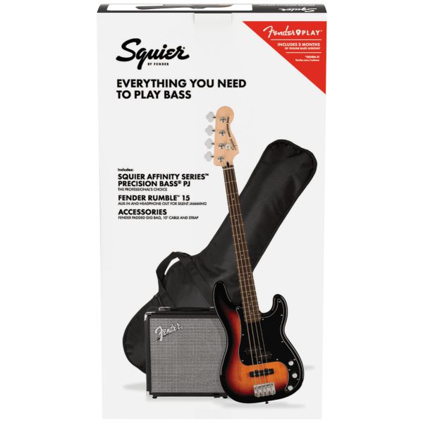 Fender Squier Affinity Precision Bass PJ Pack LRL - 3TS