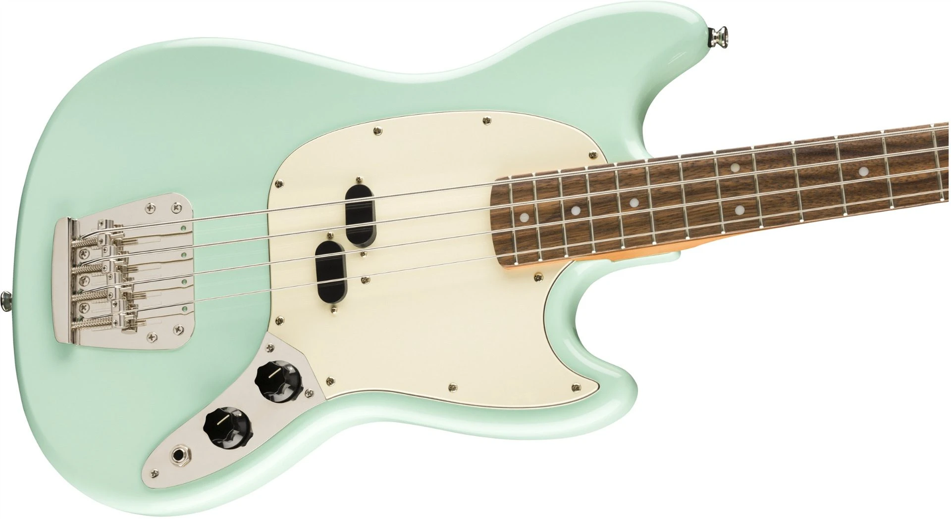 Fender Squier Classic Vibe 60's Mustang Bass - LRL - Surf Green - Image 5