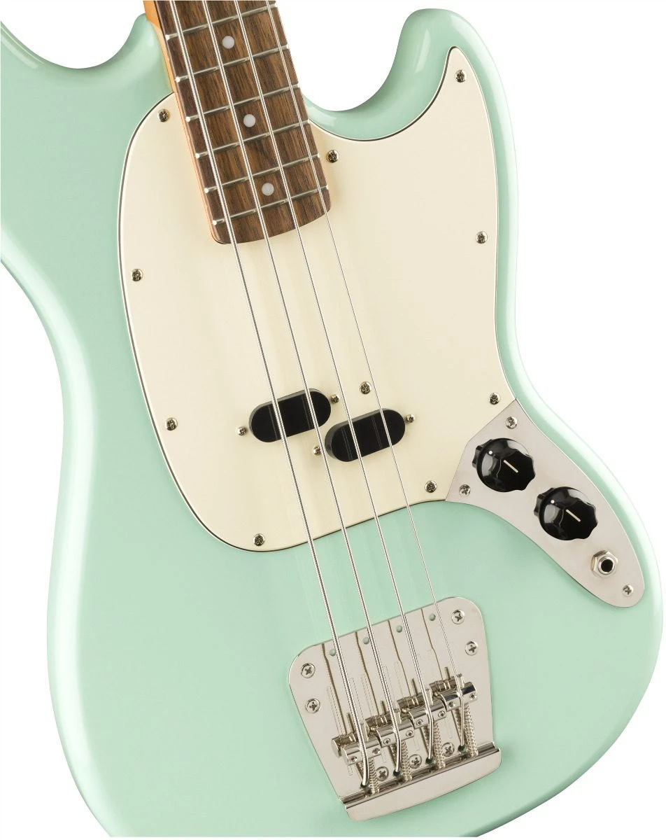 Fender Squier Classic Vibe 60's Mustang Bass - LRL - Surf Green - Image 3