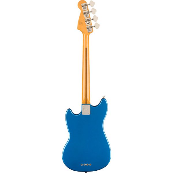 Fender Squier Classic Vibe 60's Competition Mustang Bass - Lake Placid Blue w/Olympic White Stripes - Image 4
