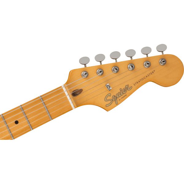 Fender Squier 40th Anniversary Stratocaster Vintage Edition MN - Satin Wide 2-Colour Sunburst - Image 3