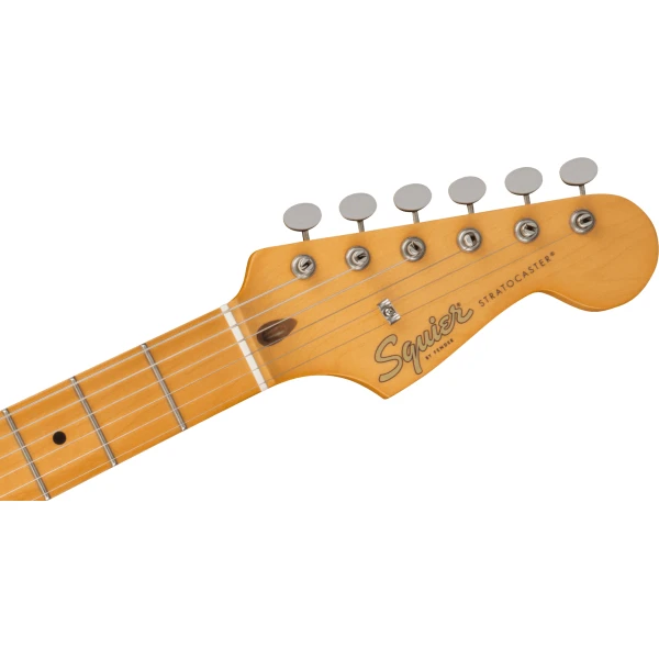 Fender Squier 40th Anniversary Stratocaster Vintage Edition MN - Satin Wide 2-Colour Sunburst - Image 3