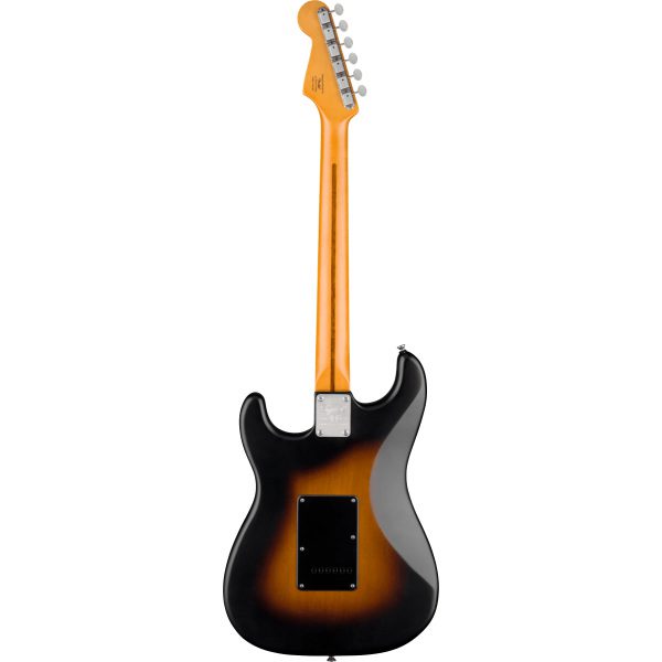 Fender Squier 40th Anniversary Stratocaster Vintage Edition MN - Satin Wide 2-Colour Sunburst - Image 4