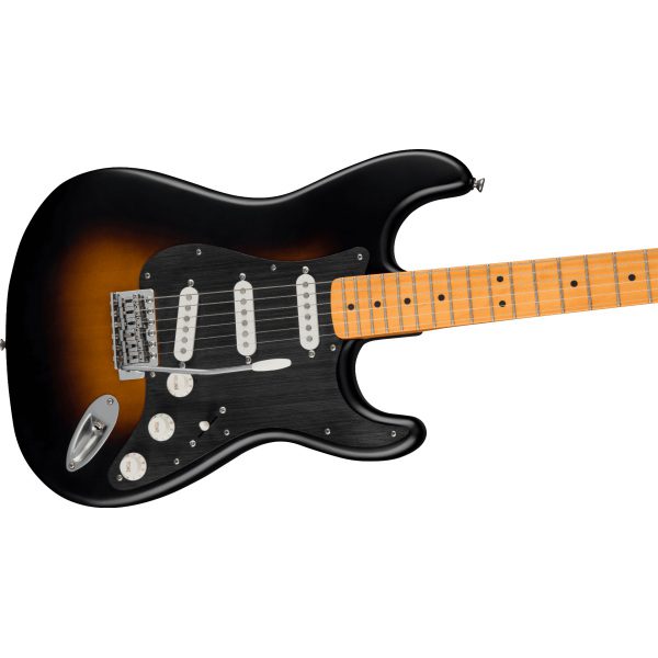 Fender Squier 40th Anniversary Stratocaster Vintage Edition MN - Satin Wide 2-Colour Sunburst - Image 5