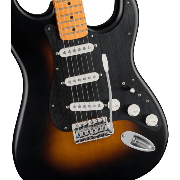 Fender Squier 40th Anniversary Stratocaster Vintage Edition MN - Satin Wide 2-Colour Sunburst - Image 6