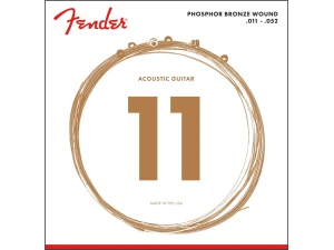 Fender Phosphor Bronze Acoustic Strings Custom Light (.11-.52)