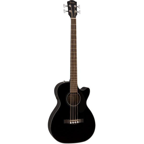 Fender CB-60SCE Acoustic Bass - Black - Image 3