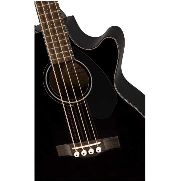Fender CB-60SCE Acoustic Bass - Black - Image 5