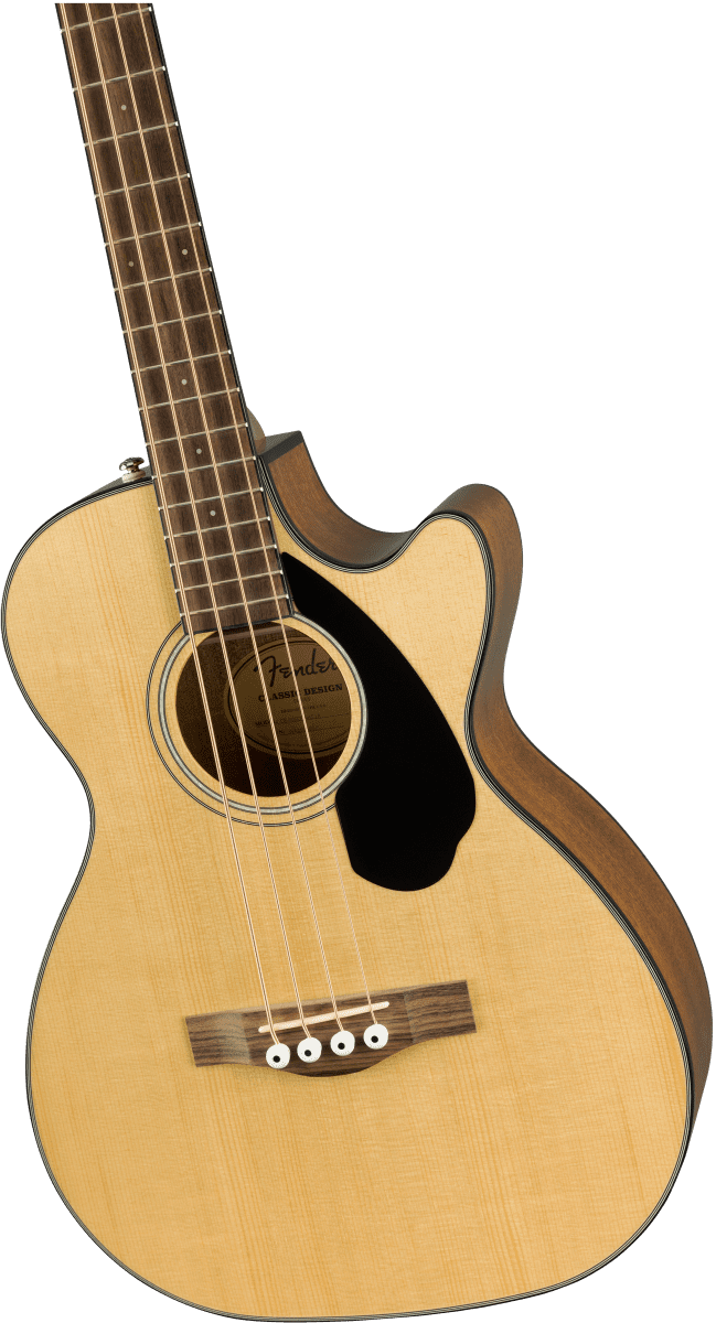 Fender CB-60SCE Acoustic Bass - Natural - Image 4