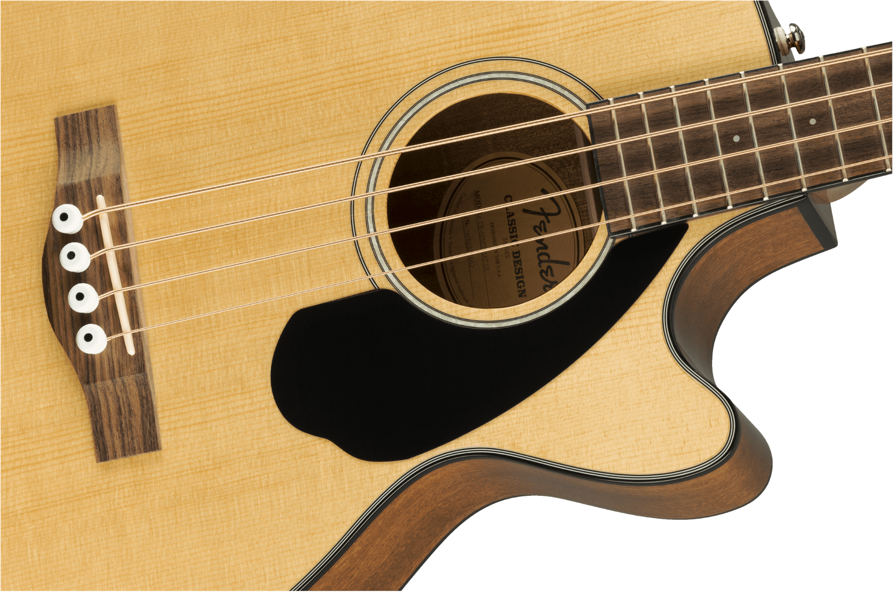 Fender CB-60SCE Acoustic Bass - Natural - Image 5
