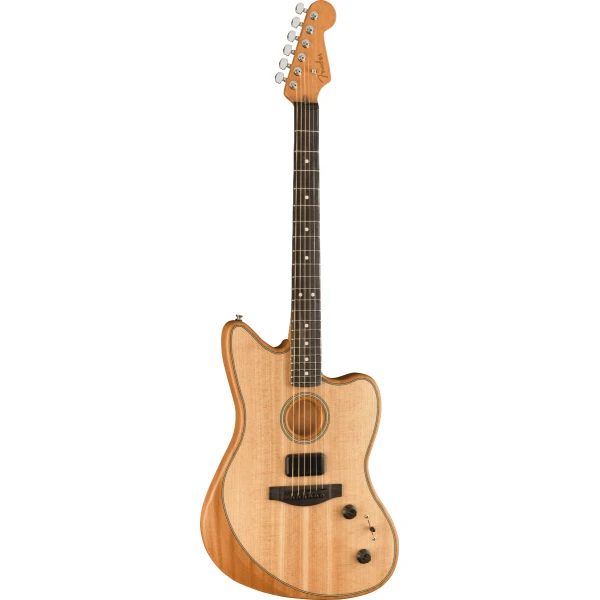 Fender American Acoustasonic Jazzmaster - Natural - Image 3