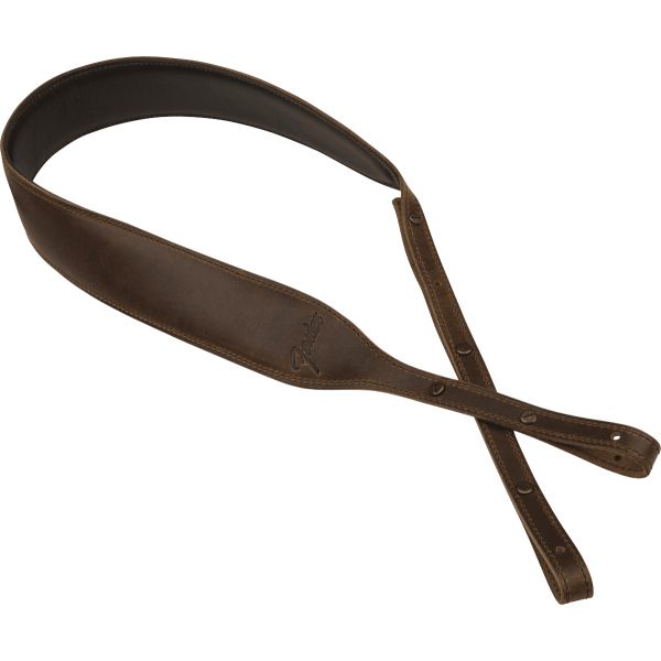 Fender Paramount Banjo Leather Strap - Brown - Image 2