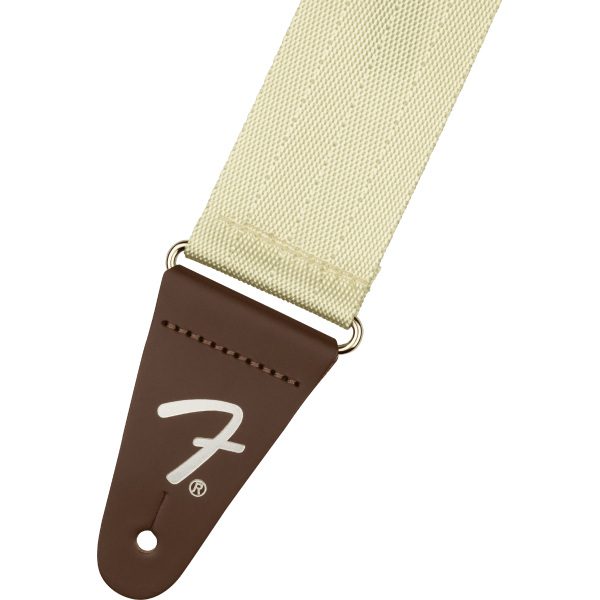 Fender American Pro Seat Belt Strap - Olympic White - Image 2