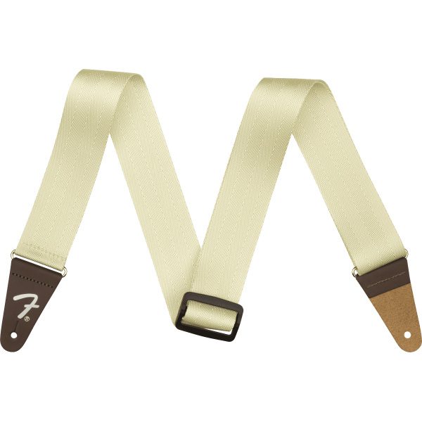 Fender American Pro Seat Belt Strap - Olympic White