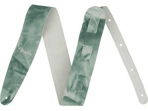 Fender Tie-Dye Leather Strap - Sage Green