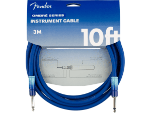 Fender 10' Ombré Instrument Cable - Belair Blue